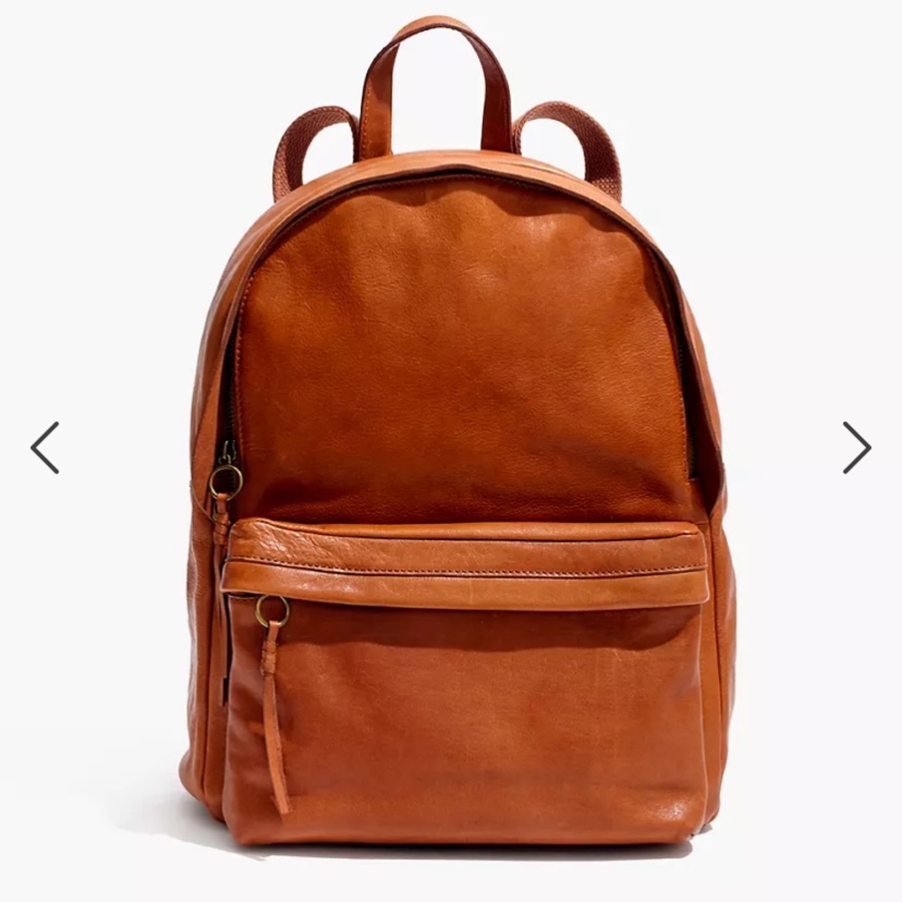Leather Madewell backpack